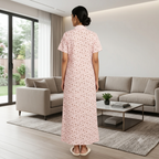 Bizzy Lizzy Light Pink Magnolia 2pc Set Housecoat