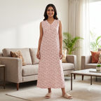 Bizzy Lizzy Light Pink Magnolia 2pc Set Housecoat