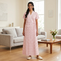 Bizzy Lizzy Light Pink Sunflower Housecoat
