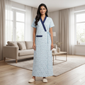 Bizzy Lizzy Light Blue Sunflower Housecoat