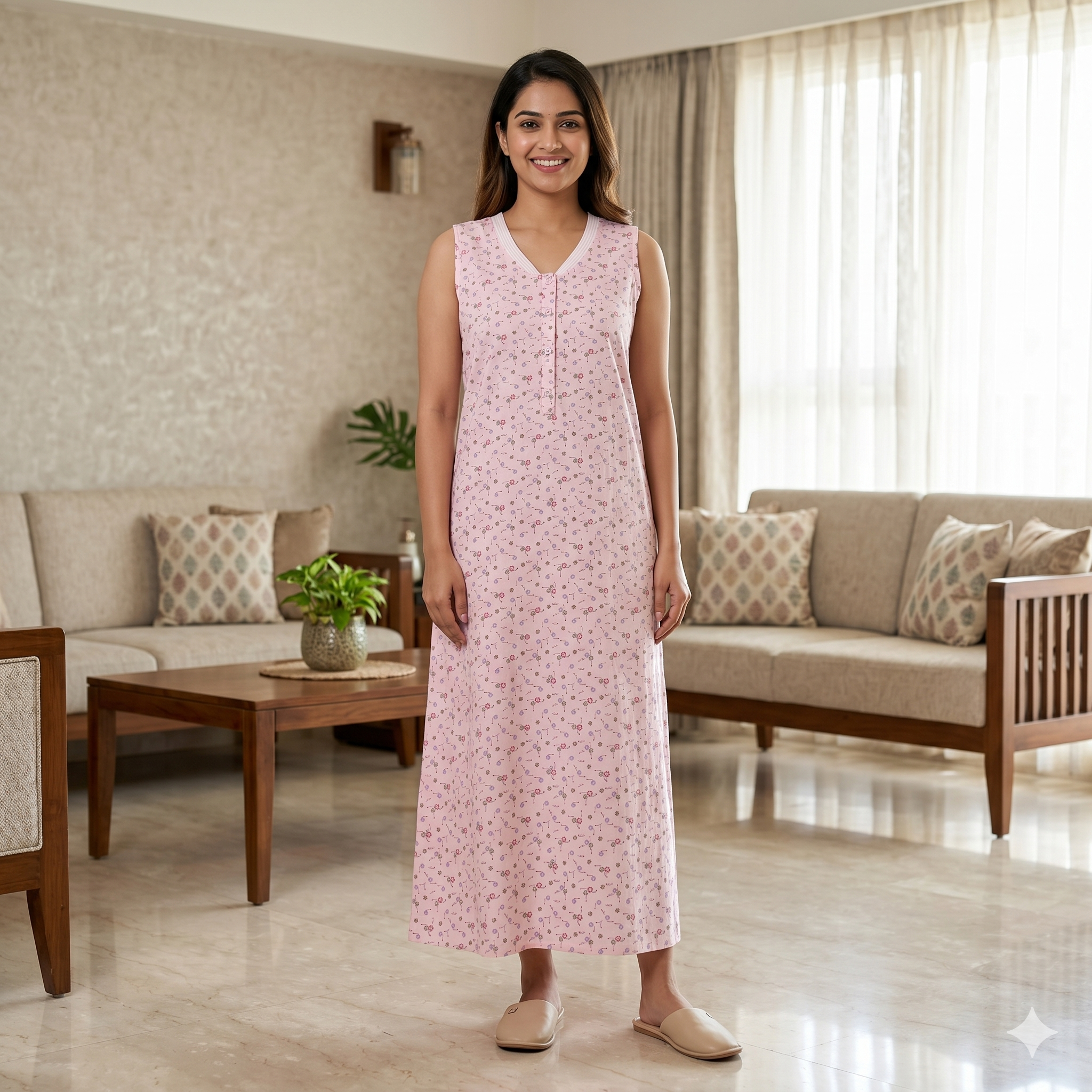 Bizzy Lizzy Pink Lily 2pc Set  Housecoat