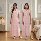 Bizzy Lizzy Pink Lily 2pc Set  Housecoat