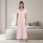 Brasso Premuim Pink Lilacs Aline Nighty