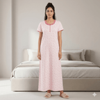 Brasso Premuim Pink Lilacs Aline Nighty