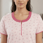Brasso Premuim Pink Lilacs Aline Nighty