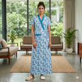 Bizzy Lizzy Sky Blue Stock Housecoat
