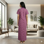 Bizzy Lizzy Deep Purple Hyacinth Housecoat