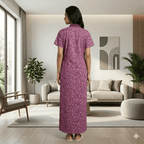 Bizzy Lizzy Deep Purple Hyacinth Housecoat