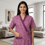 Bizzy Lizzy Deep Purple Hyacinth Housecoat