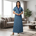 Bizzy Lizzy Deep Blue Hyacinth Housecoats