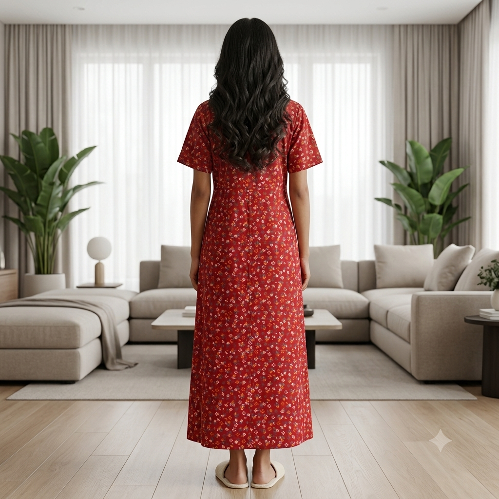 Bizzy Lizzy Red Iris 2pc Set Housecoat