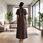 Bizzy Lizzy Black Iris 2pc Set Housecoat