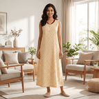 Bizzy Lizzy Light Yellow Iris 2pc Set Housecoat