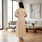 Bizzy Lizzy Light Yellow Iris 2pc Set Housecoat