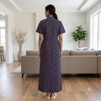 Bizzy Lizzy Blue Geranium Housecoat