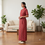 Bizzy Lizzy Red Geranium Housecoat