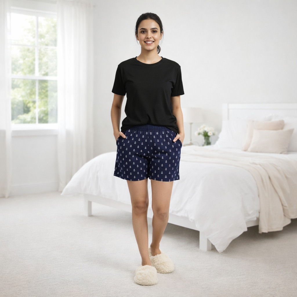 Premium Cotton Hosiery Short