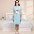 Super Soft Cotton Hosiery Girl's Nighty