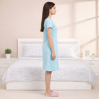 Super Soft Cotton Hosiery Girl's Nighty
