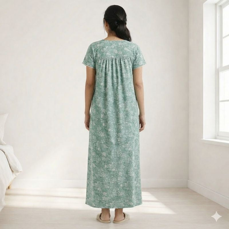 Bizzy Lizzy Poly Cotton Front Open Nighty