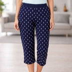 Cotton Hosiery Anchor Diamond Capri