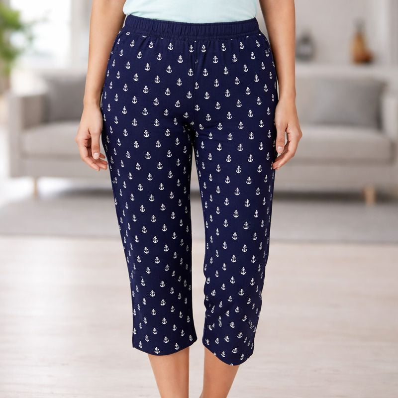 Premium Cotton Hosiery  3/4 Length Capri