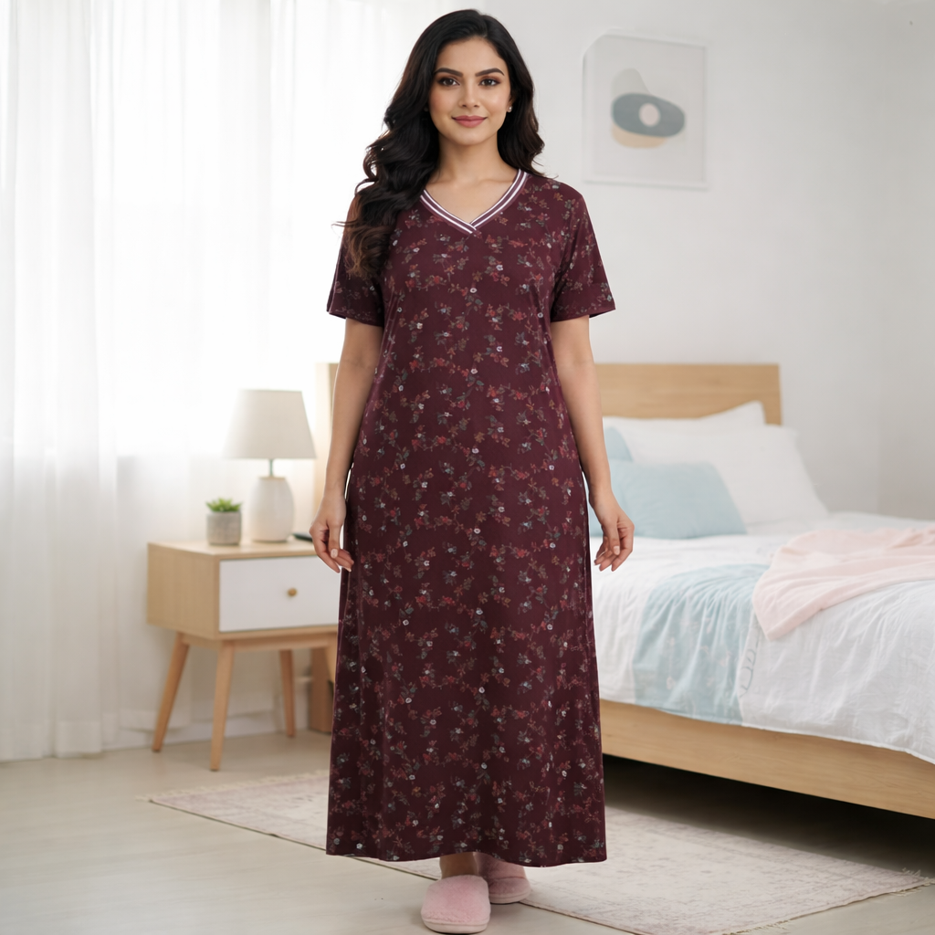 Bizzy Lizzy Poly Cotton Nighty