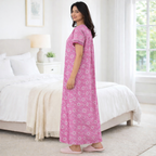 Bizzy Lizzy Cotton Front Open Nighty