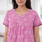 Bizzy Lizzy Cotton Front Open Nighty