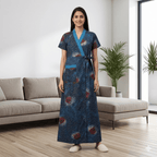 Bizzy Lizzy Blue Stock 2pc Set Housecoat
