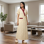 Bizzy Lizzy Light Yellow Peony Housecoat