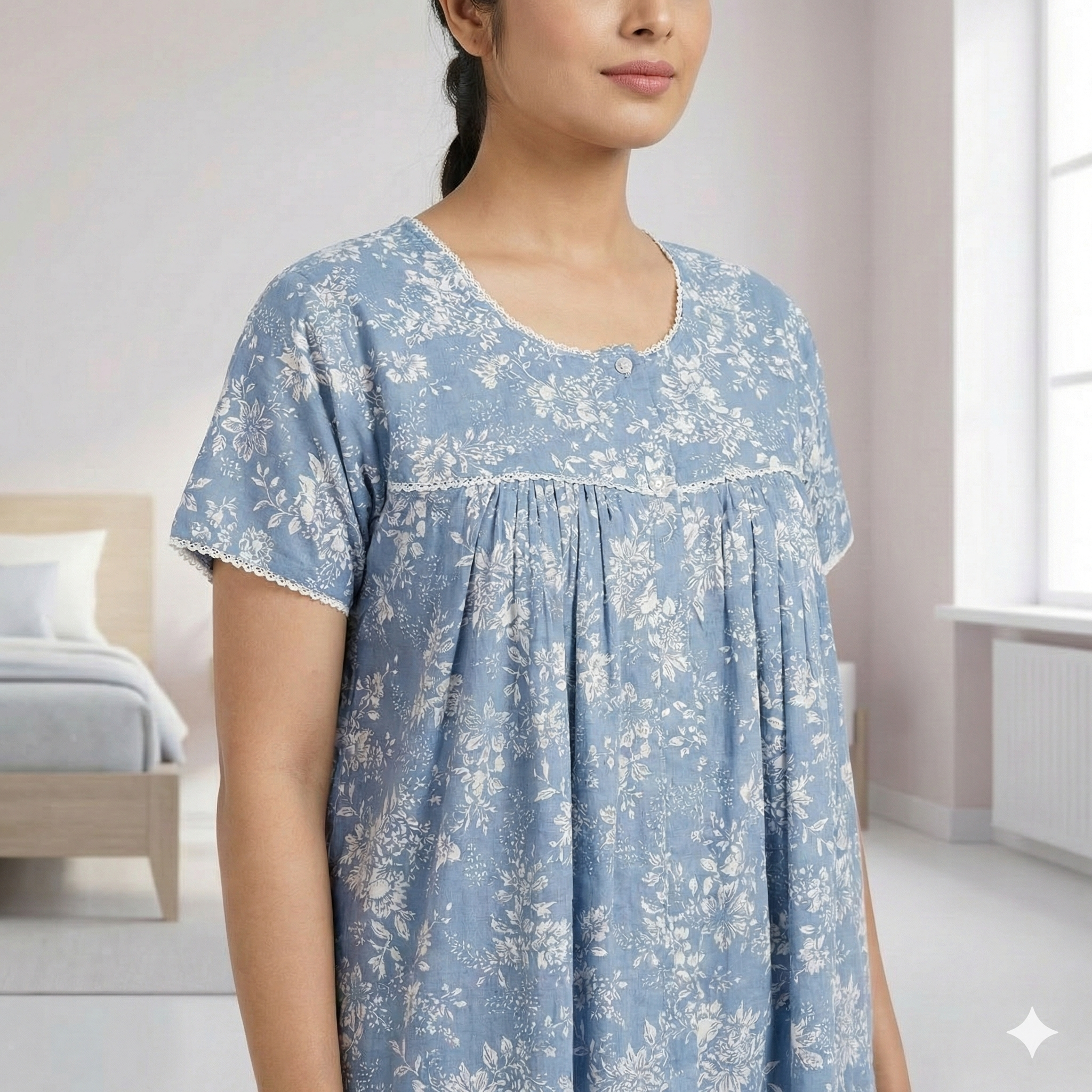 Bizzy Lizzy Poly Cotton Nighty