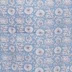 Pure Cotton Blue Daffodil Housecoat