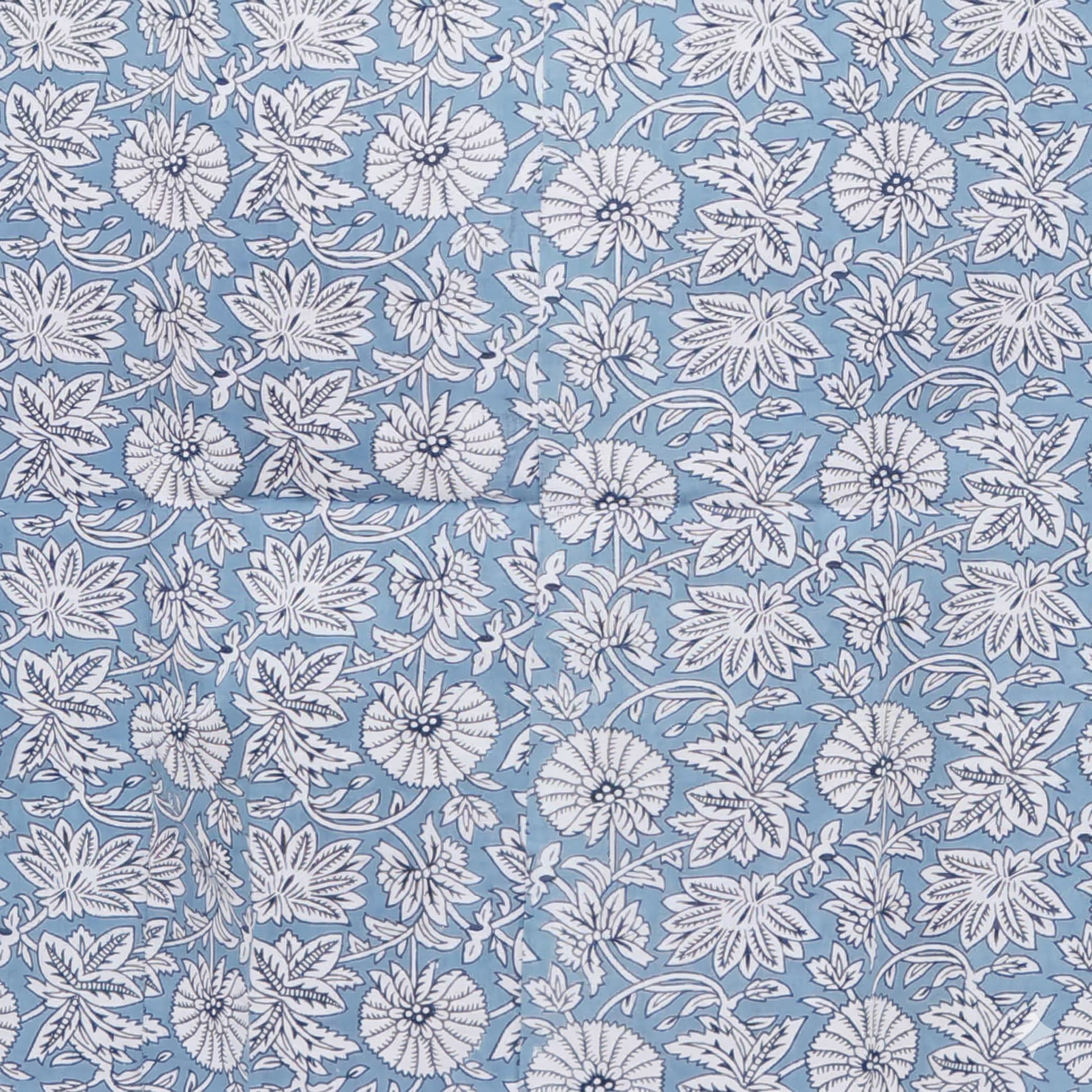 Pure Cotton Blue Daffodil Housecoat