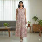 Bizzy Lizzy Paech Pansy 2pc Set  Housecoat