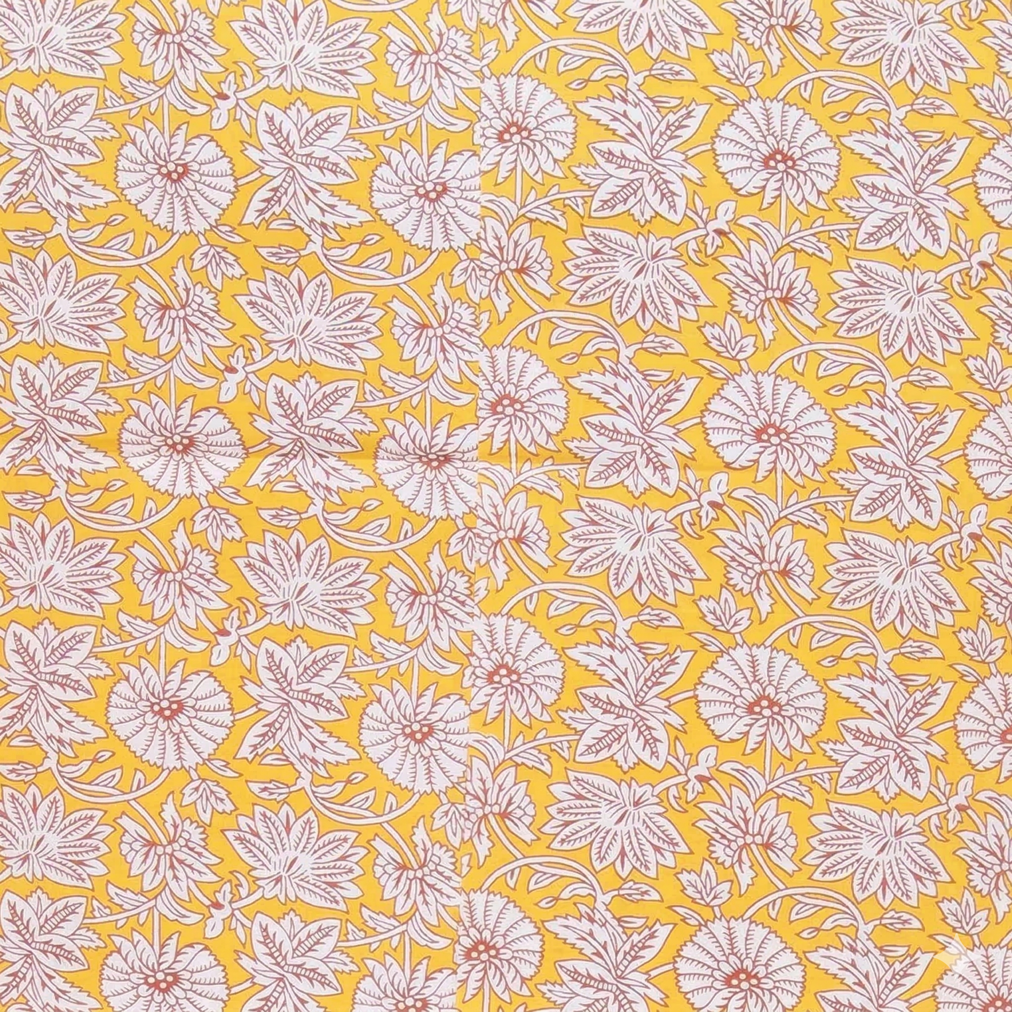 Pure Cotton Yellow Daffodil Housecoat