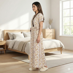 Bizzy Lizzy Poly Cotton 2pc Set  Housecoat