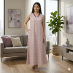 Bizzy Lizzy Purple Rose 2pc Set  Housecoat