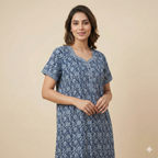 Pure Cotton Aline Nighty