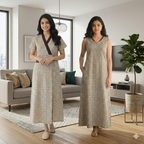 Bizzy Lizzy Corn Yellow Rose 2pc Set  Housecoat