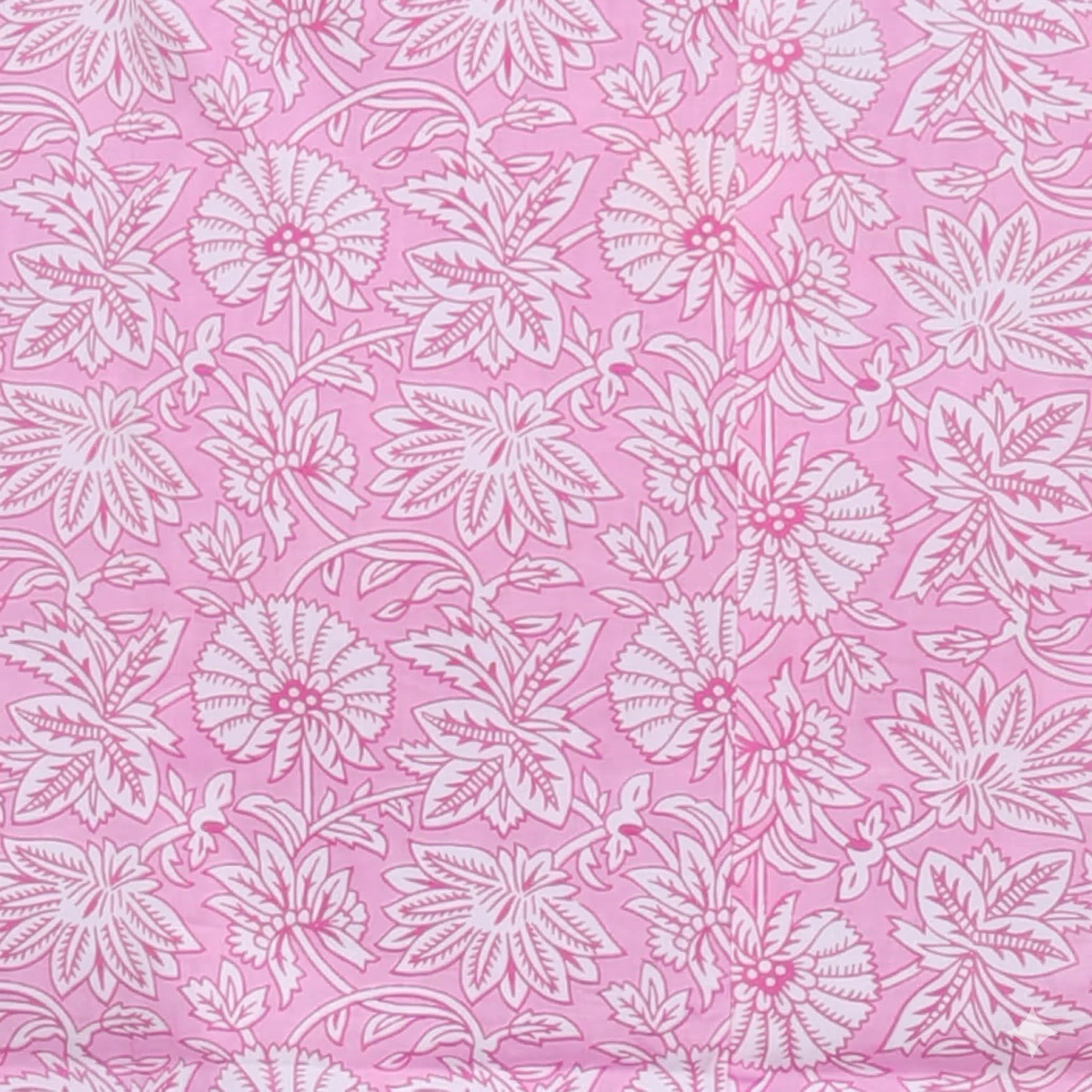 Pure Cotton Pink Daffodil Housecoat