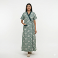 Bizzy Lizzy Green Lotus Housecoat