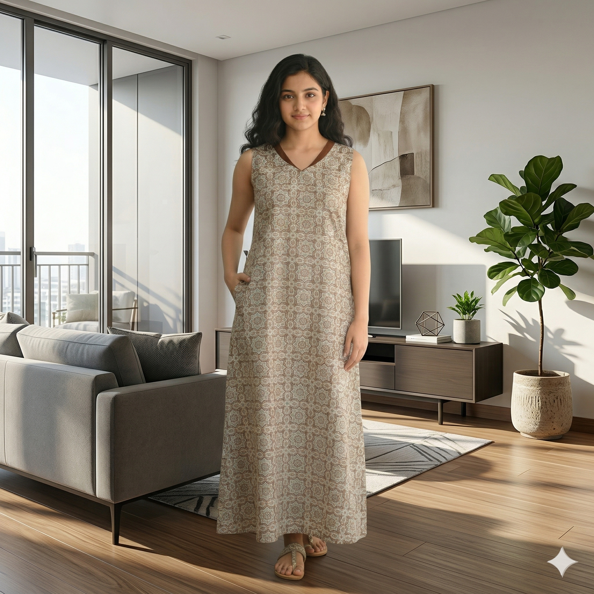 Bizzy Lizzy Corn Yellow Rose 2pc Set  Housecoat