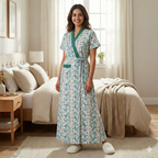 Bizzy Lizzy Poly Cotton 2pc Set  Housecoat