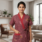 Bizzy Lizzy Red Stock Housecoat