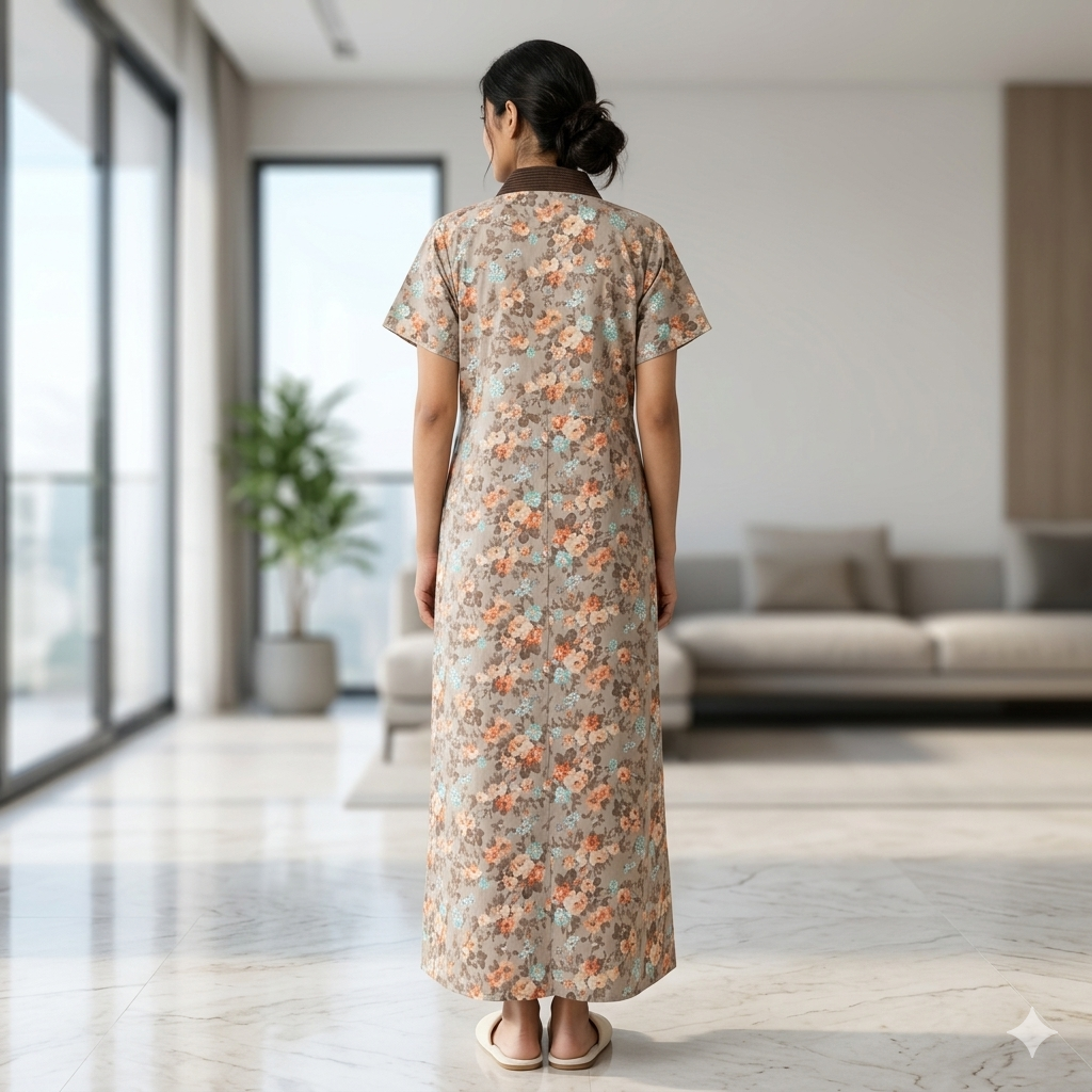 Bizzy Lizzy Light Blue Lily Housecoat