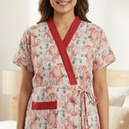 Bizzy Lizzy Poly Cotton 2pc Set  Housecoat