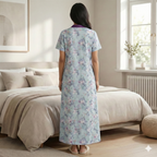 Bizzy Lizzy Blue Tulip Housecoat