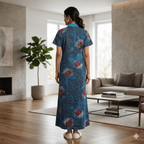 Bizzy Lizzy Blue Stock 2pc Set Housecoat