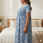 Bizzy Lizzy Poly Cotton Front Open Nighty